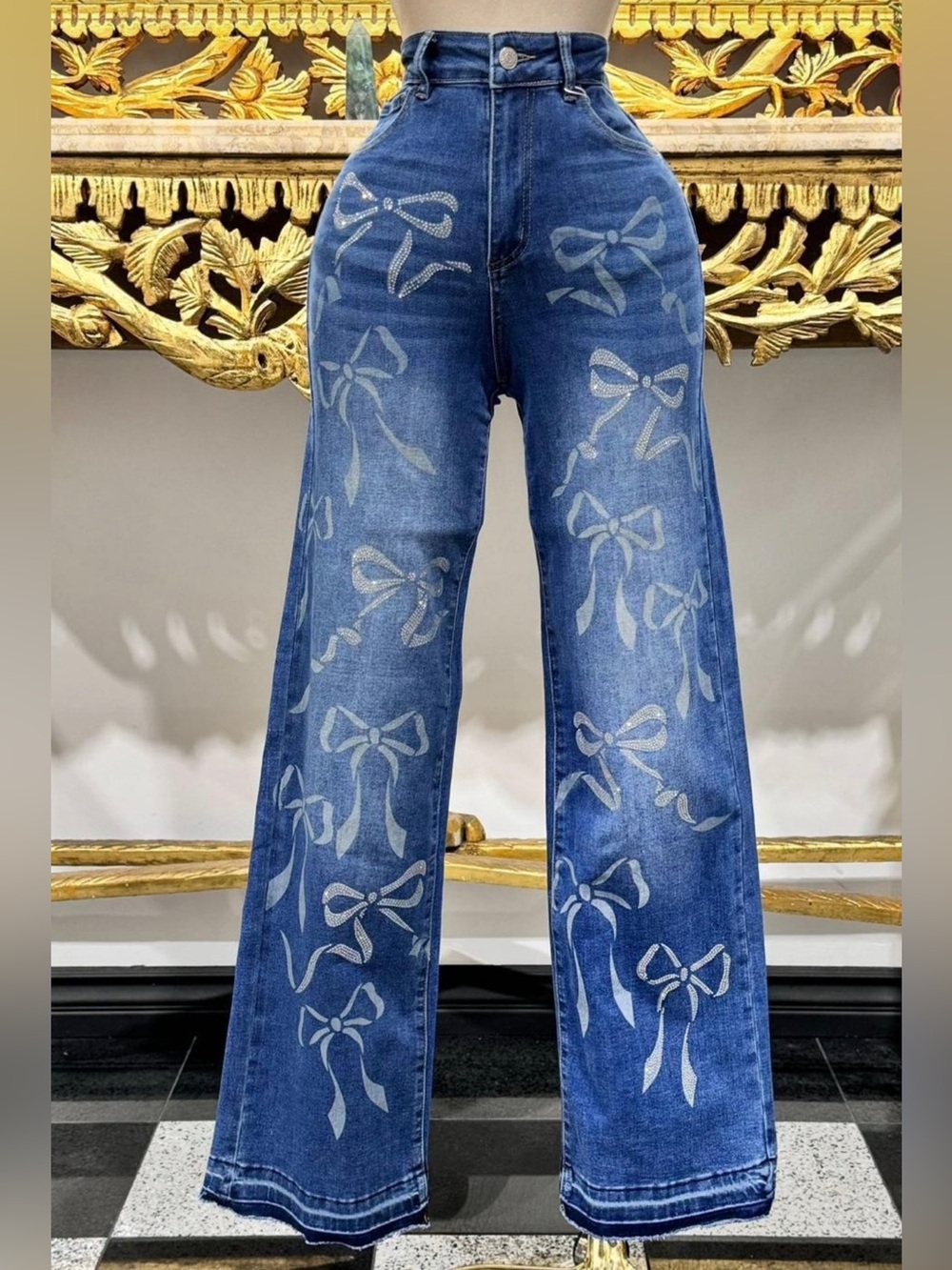 Bow For Days Jeans